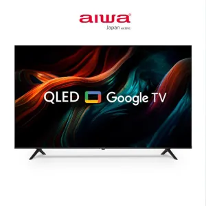 Aiwa LED TV 65" Smart Android , QLED , 3 HDMI , 2 USB  ,voice control, Netflix, Prime