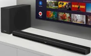 Aiwa Soundbar  Luxury 2.1 Channel with Wireless Subwoofer 120W, Optical , HDMI , AUX