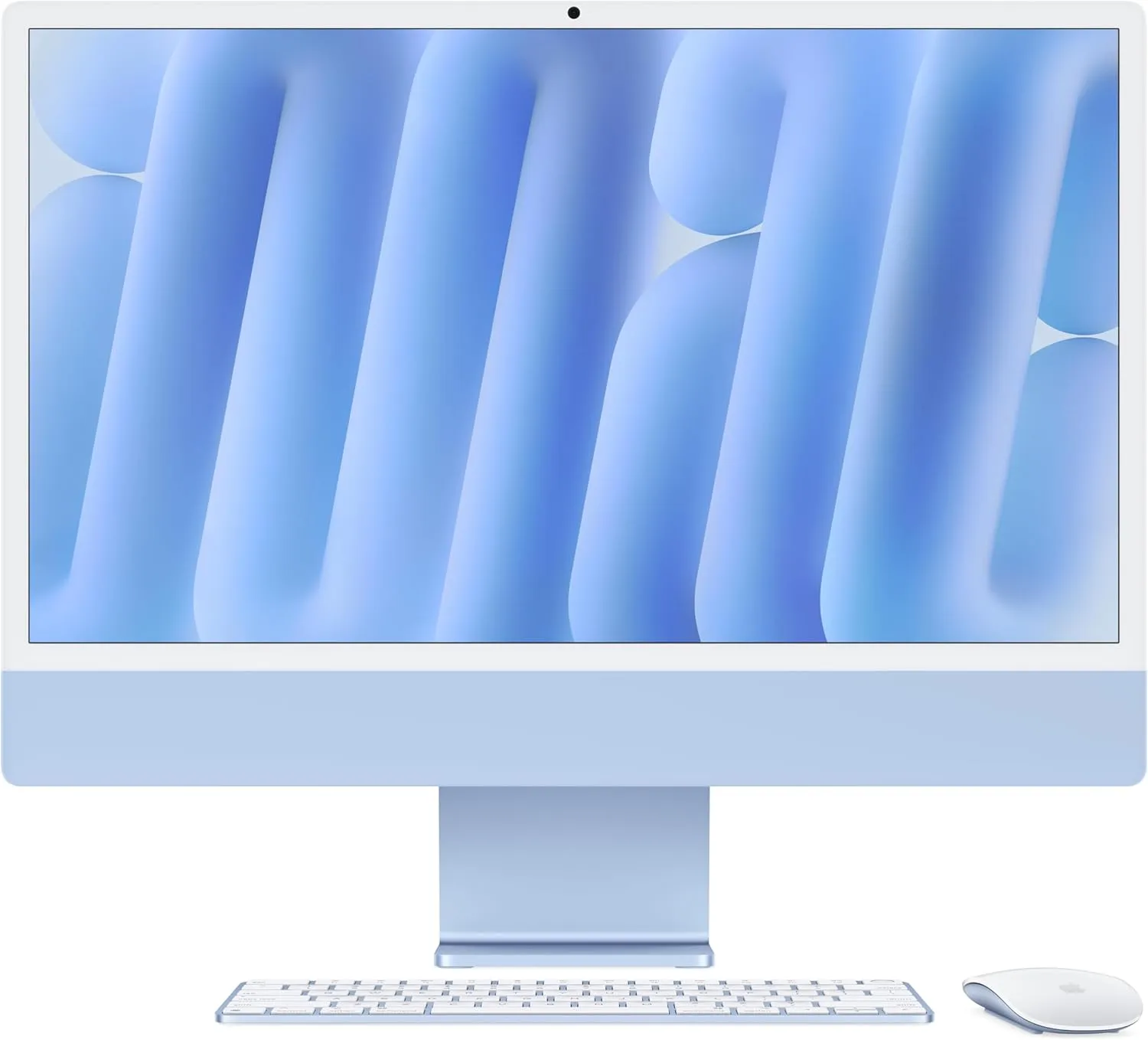 Apple iMac 24Inch with Retina 4.5K Display, M4 chip with 10core CPU and 10core, 256GB SSD, Blue