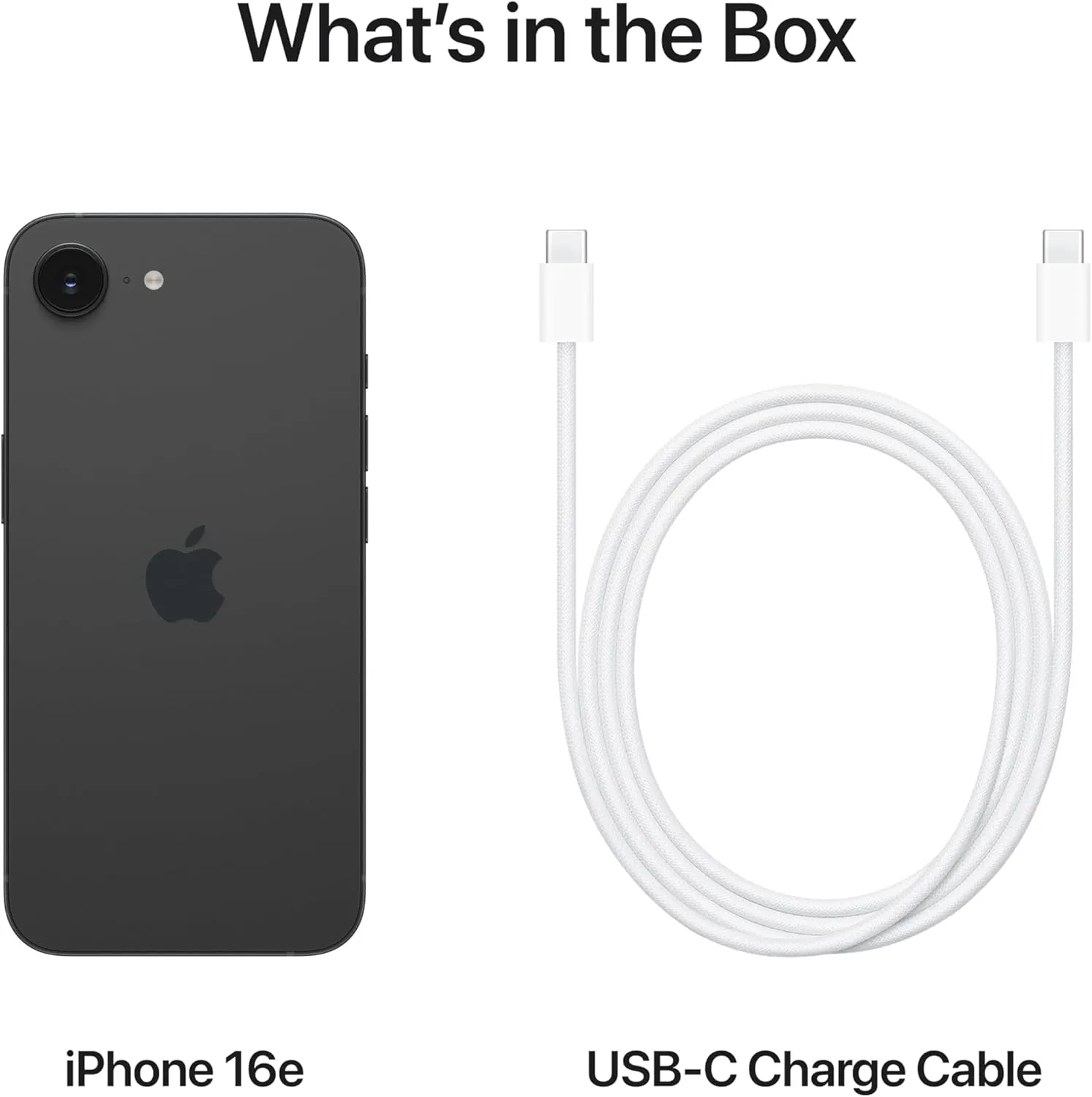 Apple iPhone 16e, 8GB & 128GB, 6.1Inch, 4005Mah, Black