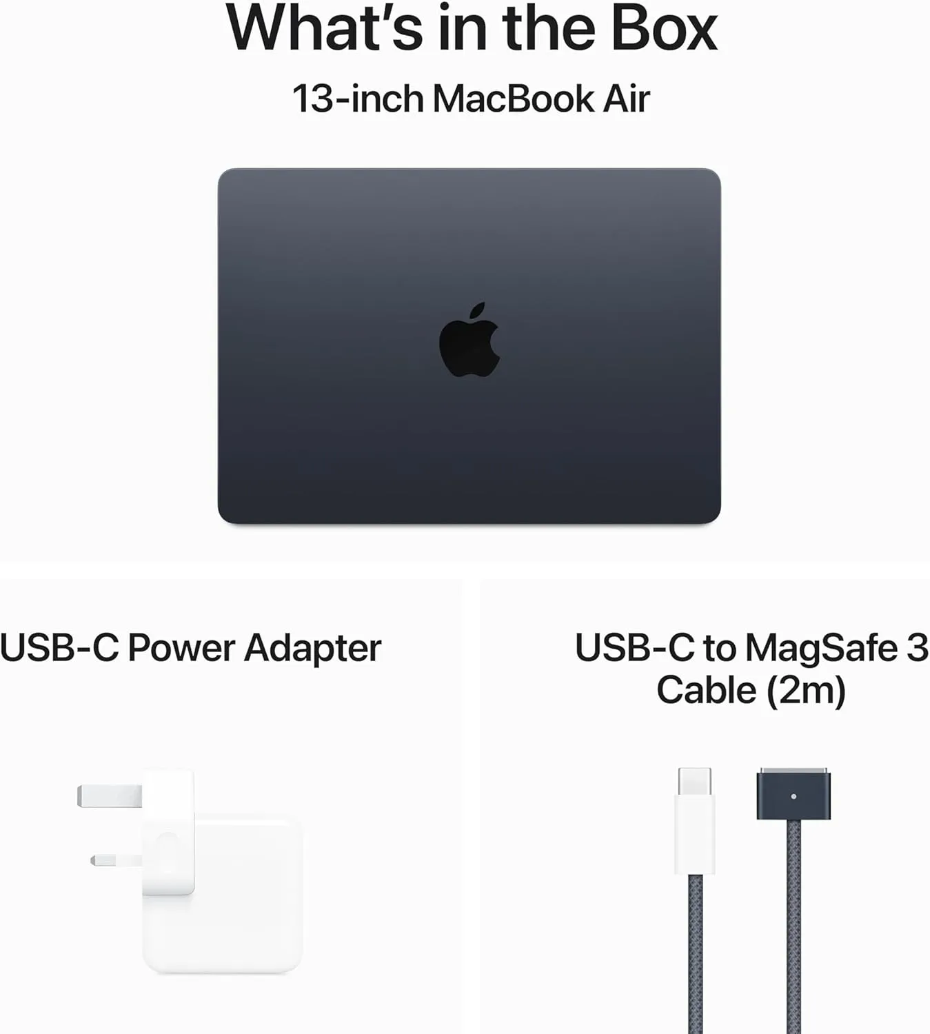 Apple MacBook 13Inch M3 Chip, 8 Cpu & 10 Gpu, 16GB, 512GB SSD, Midnight