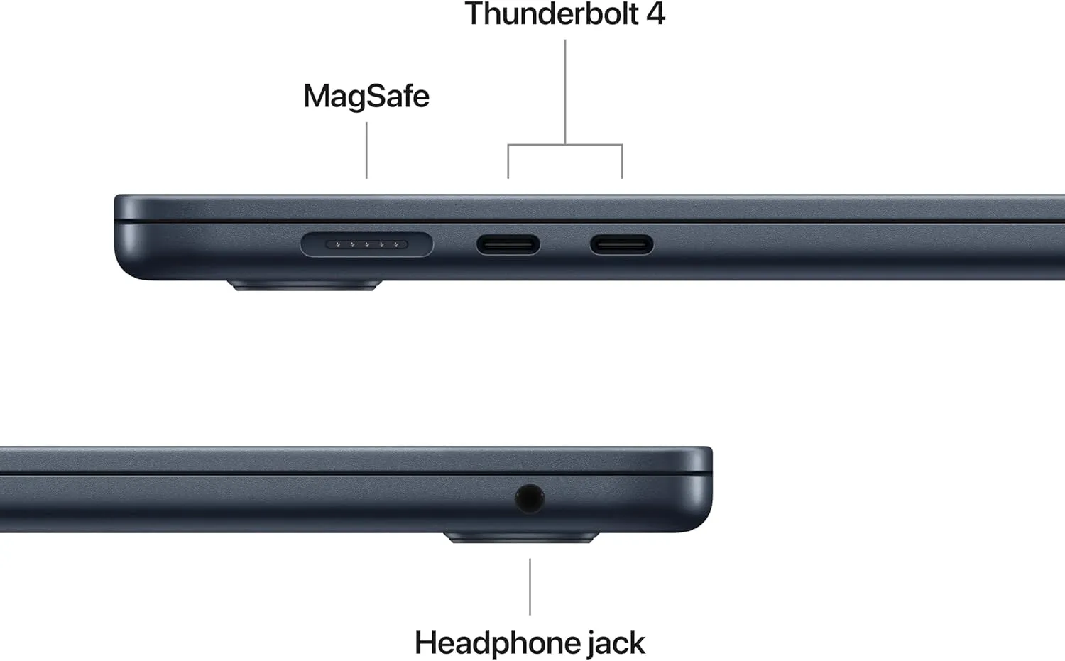 Apple MacBook 15Inch, M4 Chip with 10Core CPU & 10Core GPU, 16GB & 512GB SSD, Midnight
