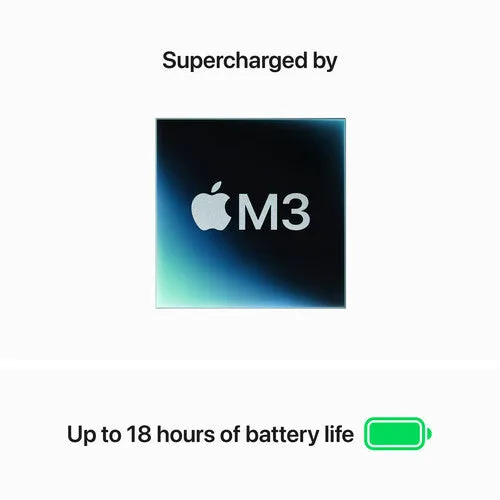 Apple MacBook Air 13Inch M3 Chip, 8 Cpu & 10 Gpu, 8GB & 512GB SSD, Silver