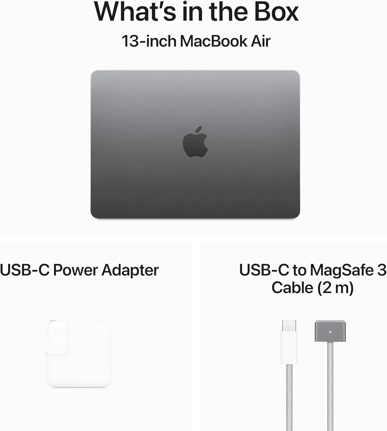 Apple MacBook Air 13Inch M3 Chip, 8 Cpu & 8 Gpu, 8GB & 256GB SSD, Space Grey