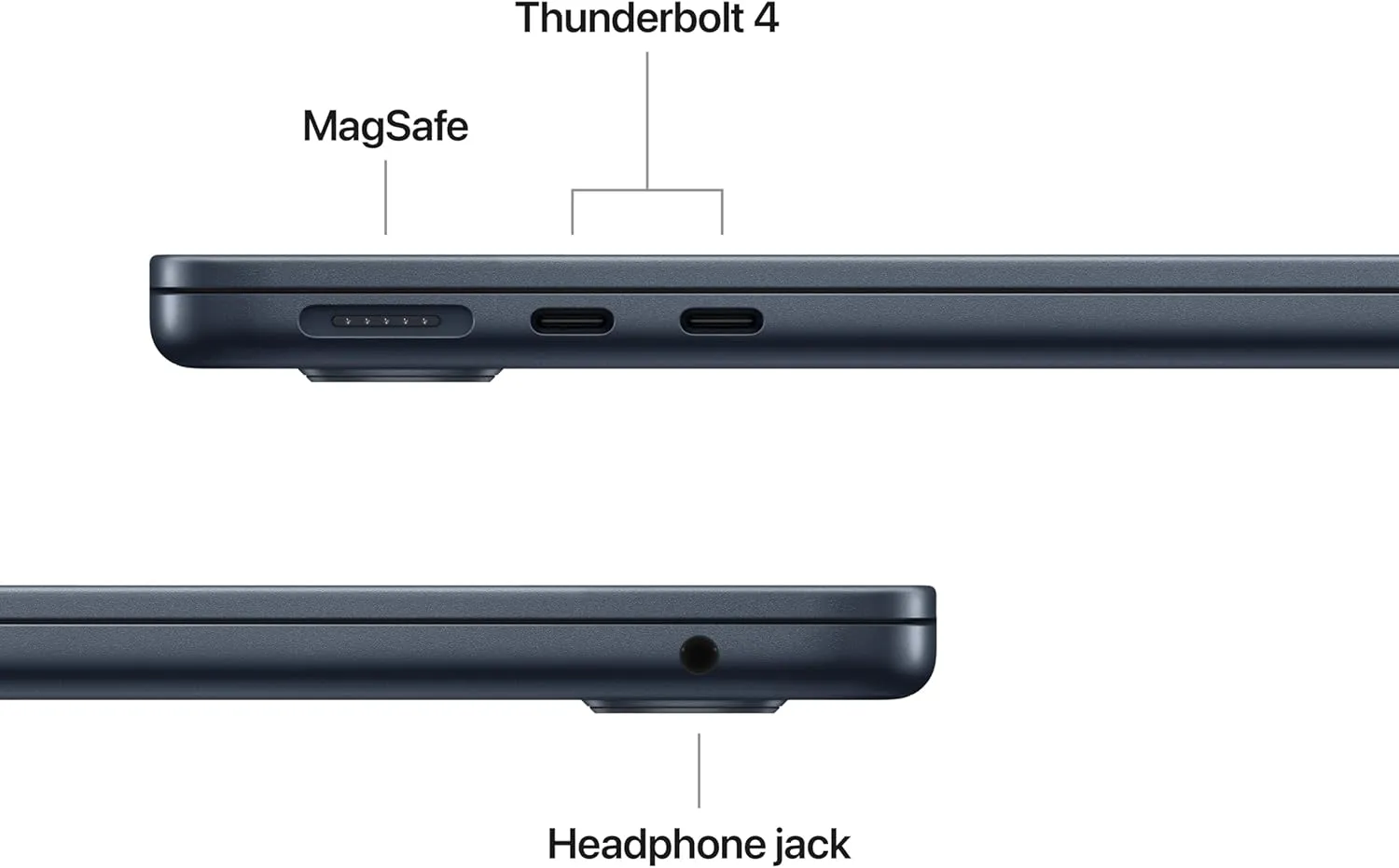 Apple MacBook Air 13Inch, M4 Chip with 10Core CPU & 10Core GPU, 16GB & 512GB SSD, Midnight
