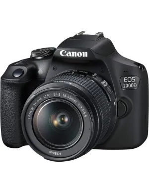 Canon Digital Camera EOS 2000D, 18-55 DC, Black