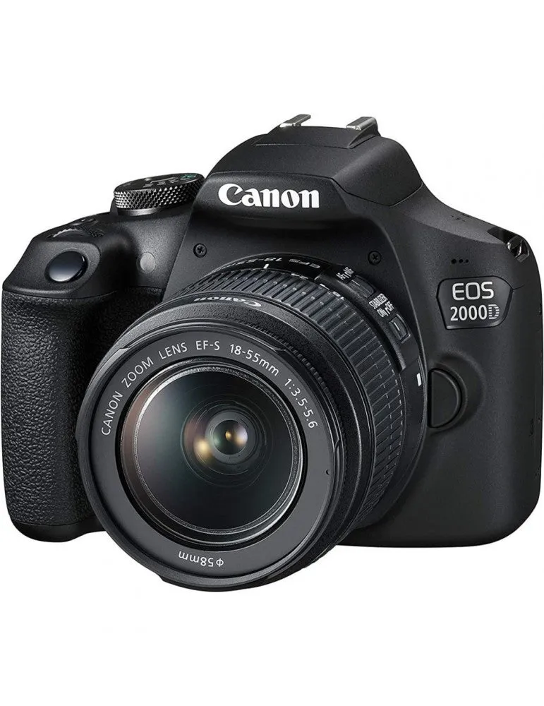 Canon Digital Camera EOS 2000D, 18-55 DC, Black