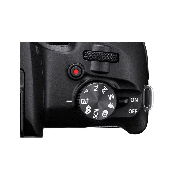 Canon Digital Camera R100 RF-S 18-45 MP 24, 25600 ISO, Balck