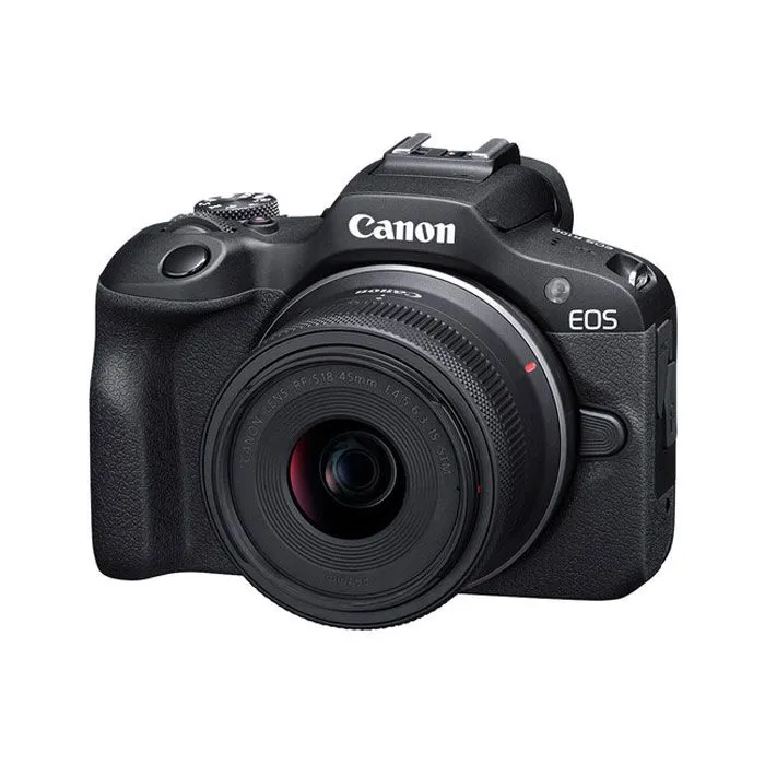 Canon Digital Camera R100 RF-S 18-45 MP 24, 25600 ISO, Balck
