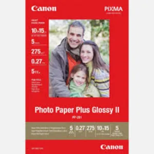 Canon Glossy II PP 201 (4*6), 100Sheet