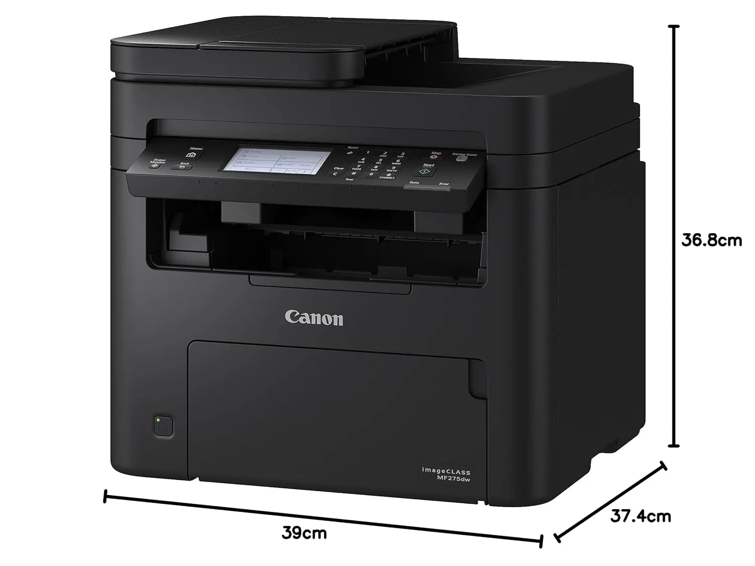Canon i-SENSYS MF275dw, Print, Copy, Scan, Fax,29 PPM, WIFI, Black
