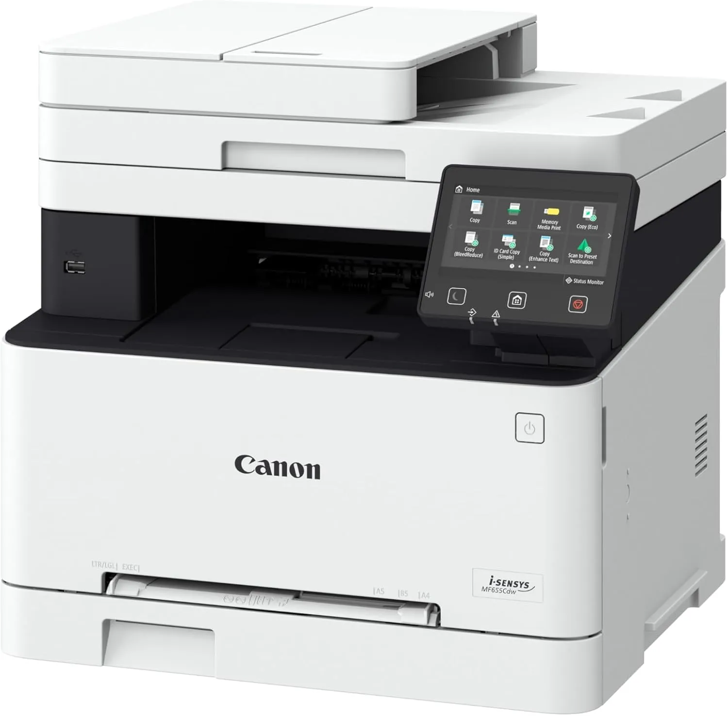 Canon Laser MFP I-S MF655CDW, LCD Display, Ethernet, Multifunction, Wifi, White