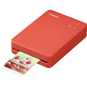 Canon Selphy QX20 Portable Colour Photo Wireless Printer, Terracotta Red