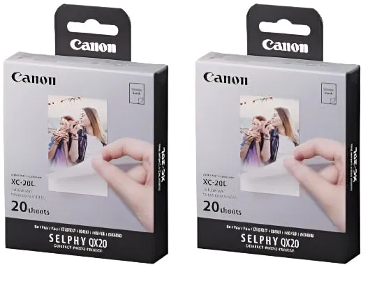 Canon XC-20L Ink Paper Set, 54 x 85 mm, 20 Prints