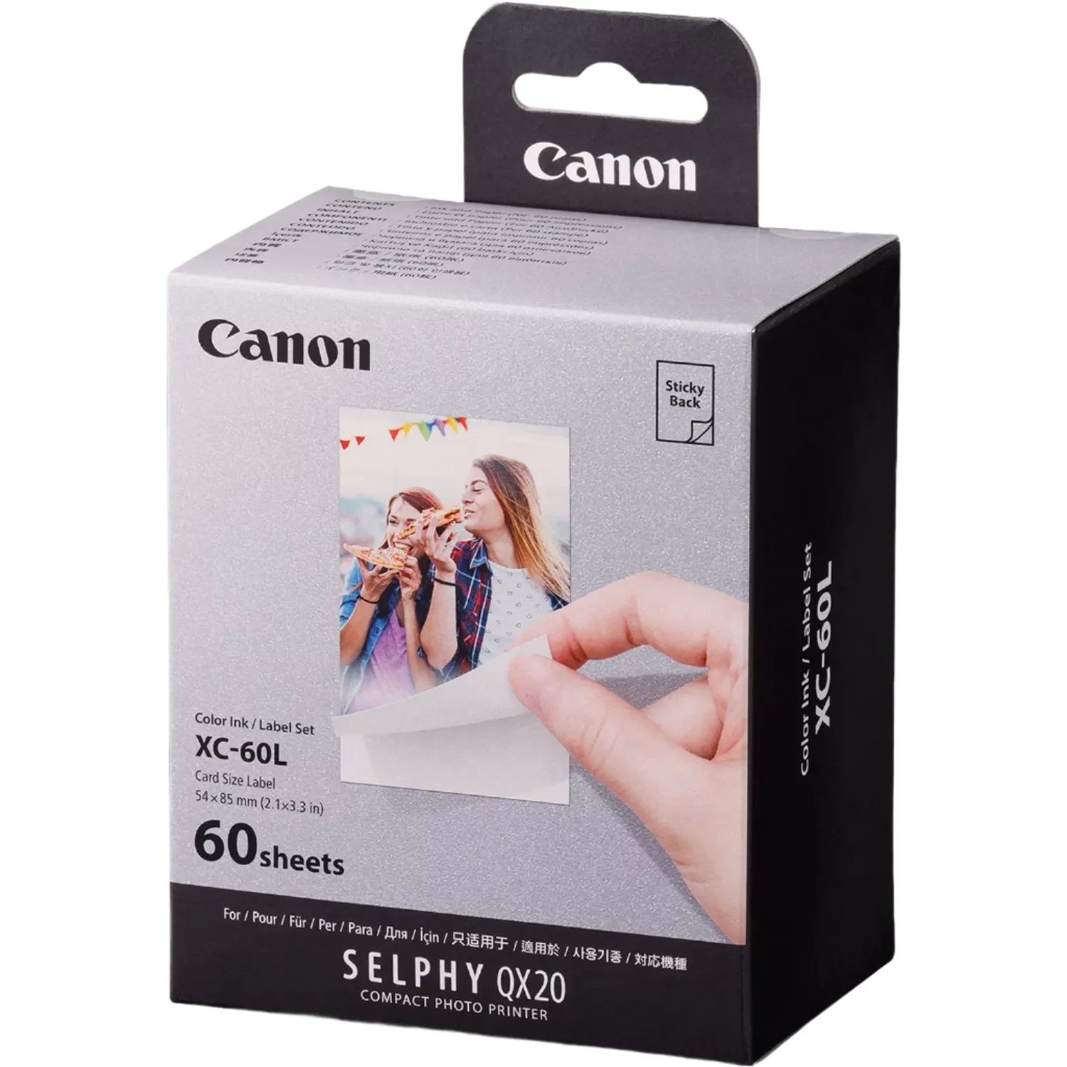 Canon XC-60L Ink Paper Set, 54 x 85 mm, 60 Prints