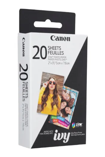 Canon Zink Paper, 20Sheet