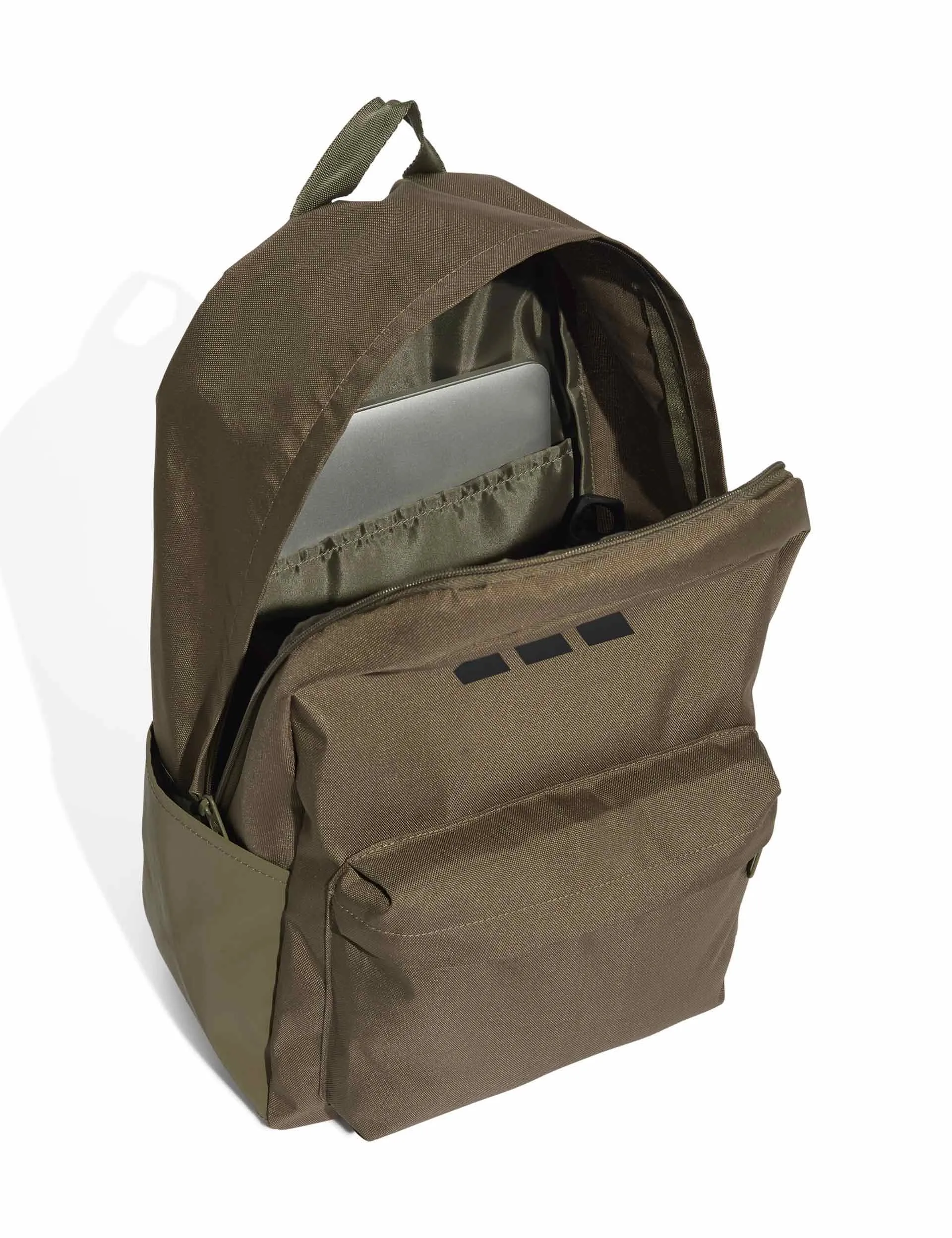 Classic 3 Bar Logo Backpack - Olive Strata/Black