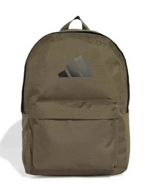 Classic 3 Bar Logo Backpack - Olive Strata/Black