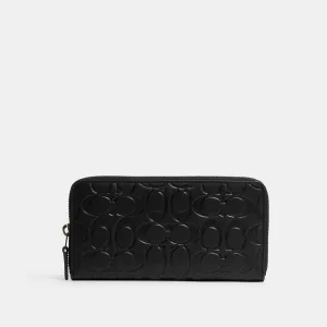 Coach Outlet Accordion Wallet In Signature Leather