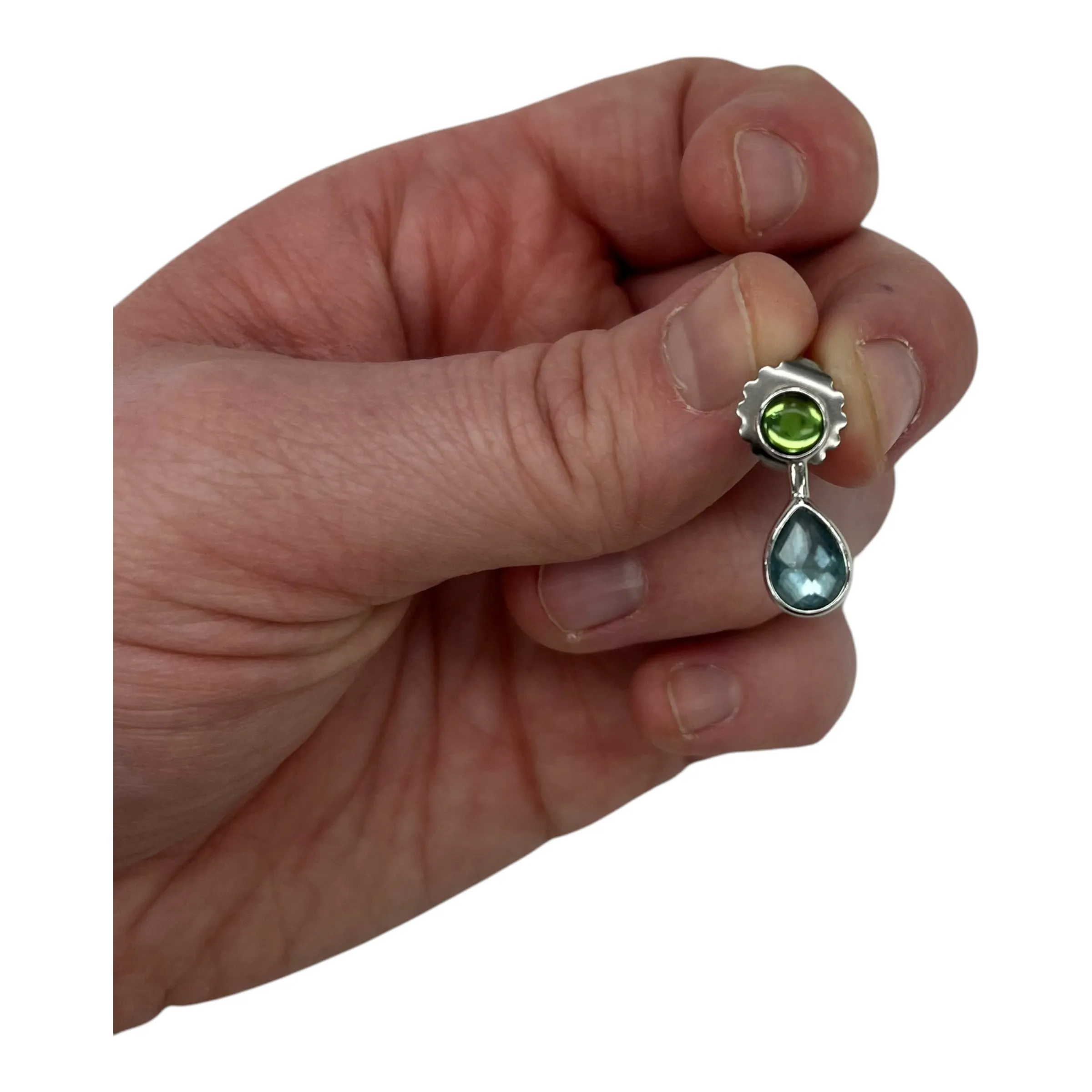 Earrings Stud By Lia Sophia In Blue & Green