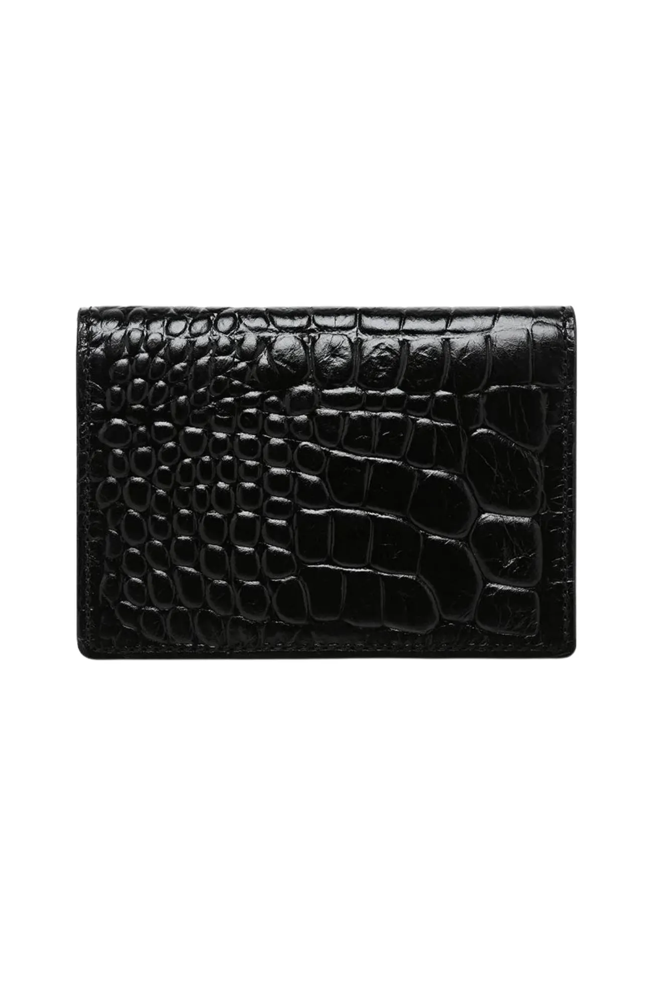 Easy Does It Wallet Black Croc Emboss