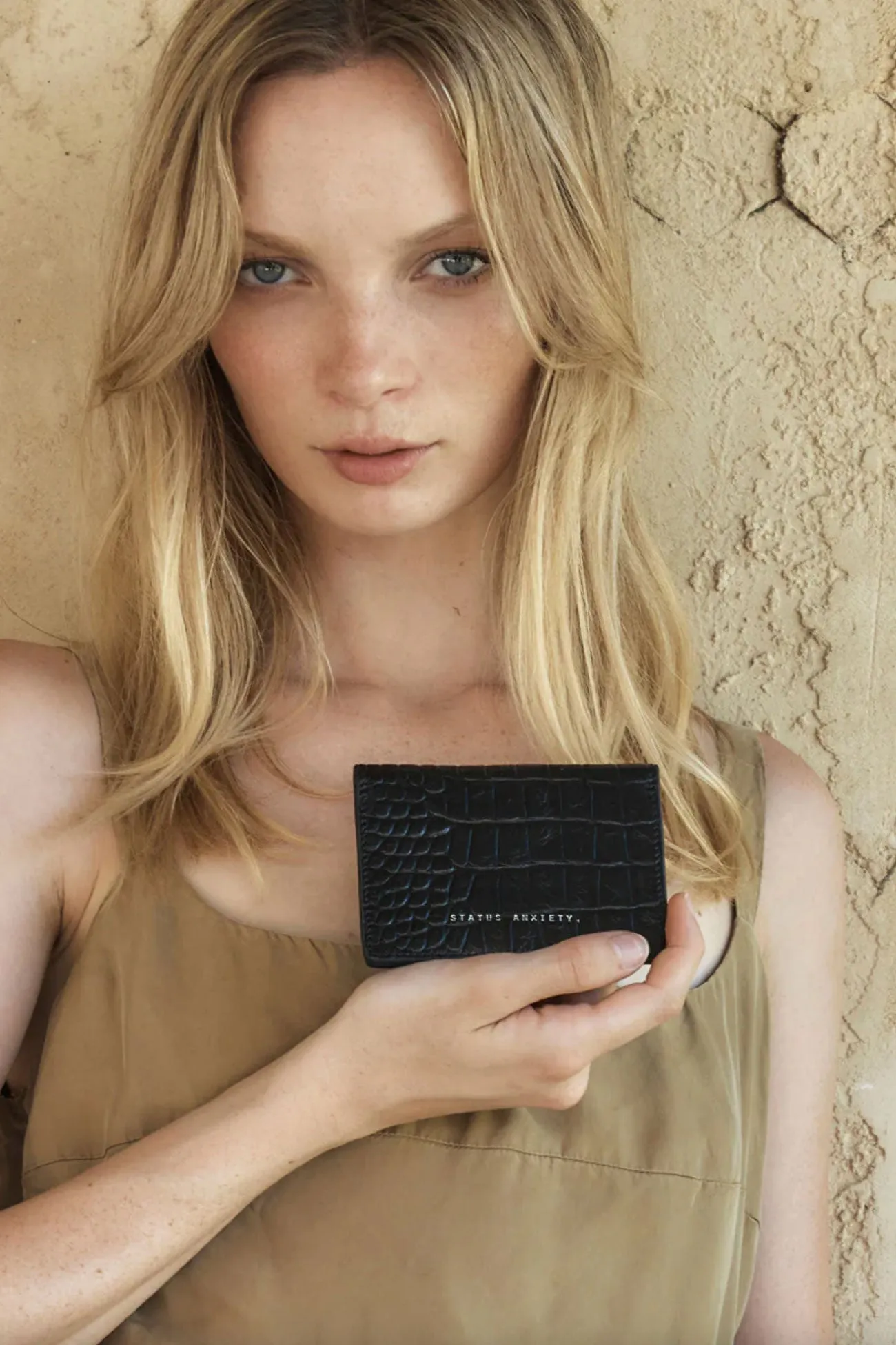Easy Does It Wallet Black Croc Emboss