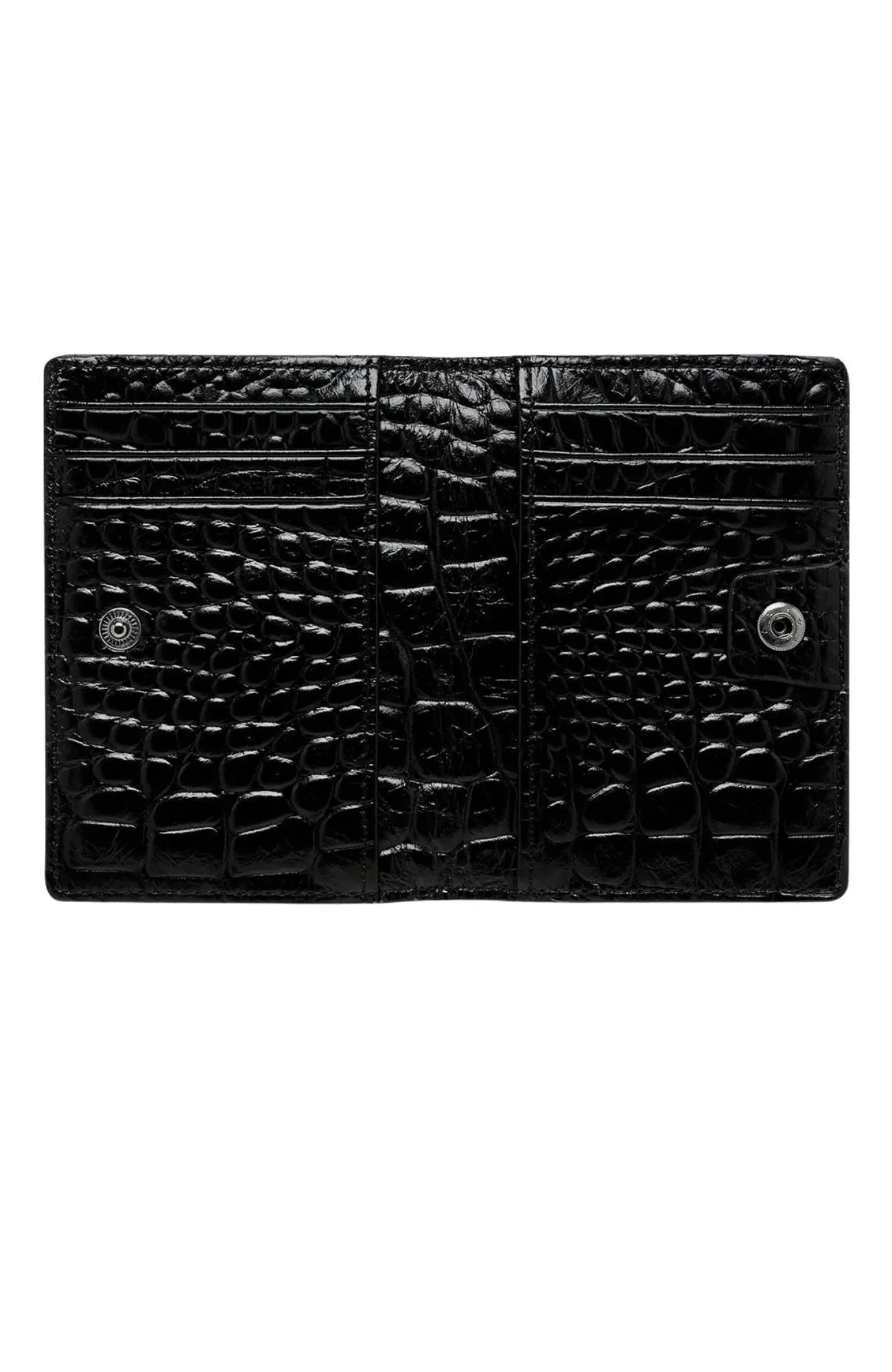 Easy Does It Wallet Black Croc Emboss