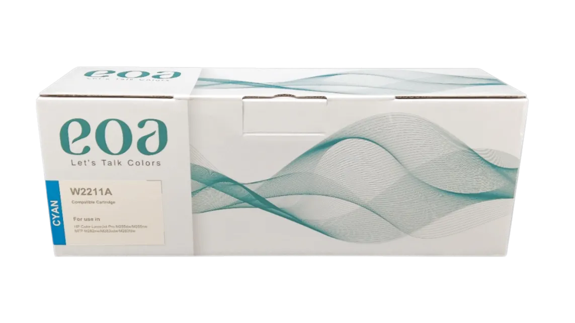 Eoa Ink Cartridge W2211A 207A & 206, Cyan with Chip