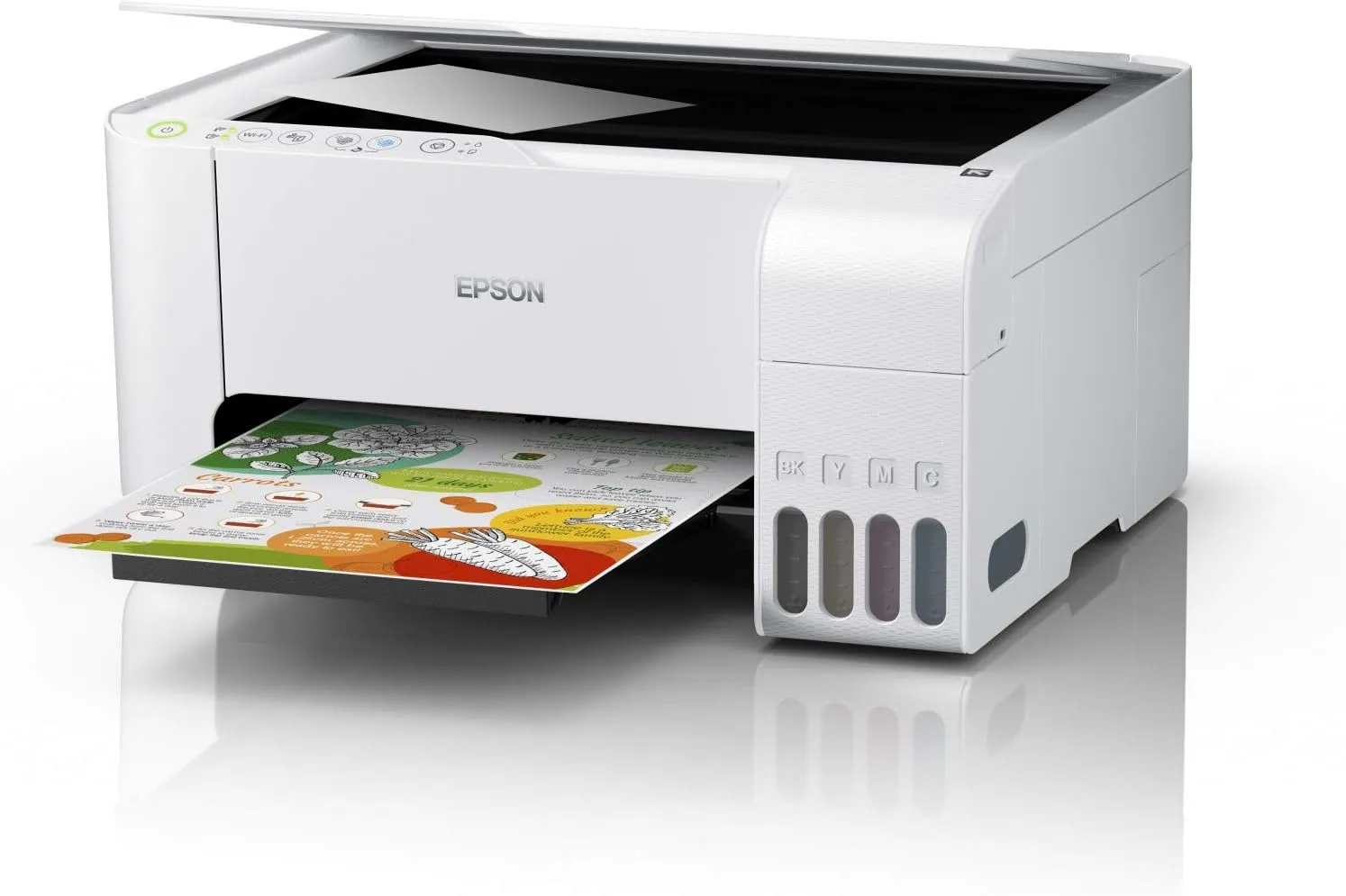 Epson Print Scan Copy - 10 Ppm Mono 5 Ppm Colour Wi-Fi Direct 8100 Black - 6500 Colour