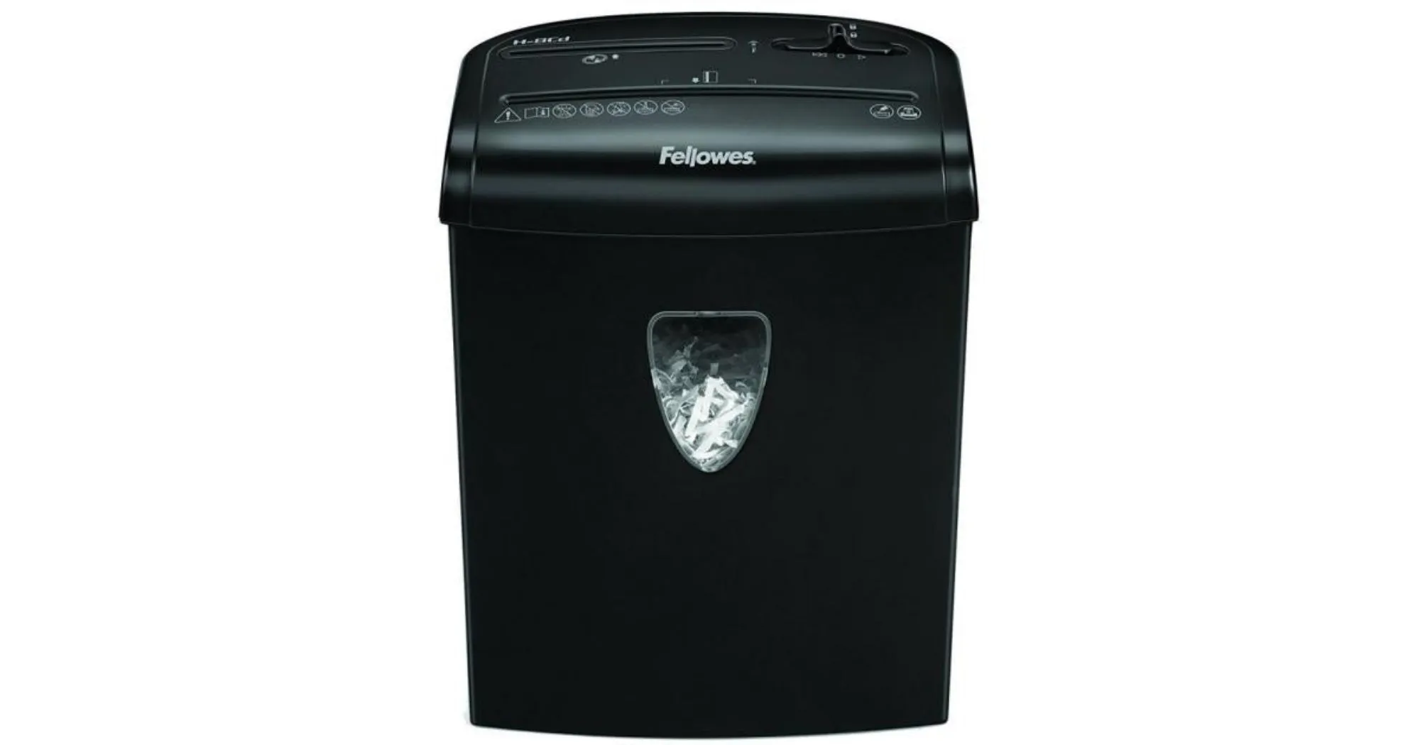 Fellowes Paper Shredder H-8CD, Black