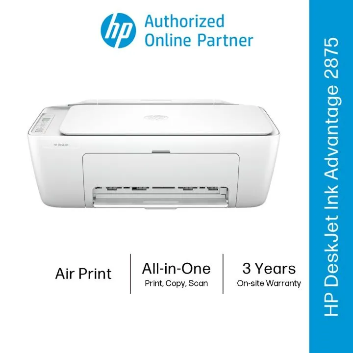 HP Deskjet Printer, All in One, White