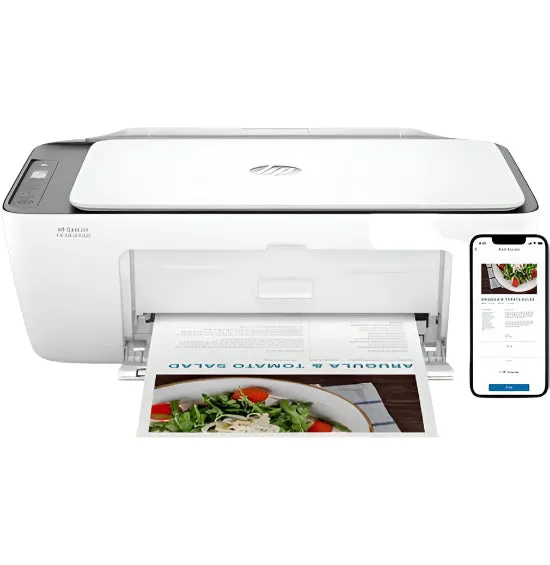HP Deskjet Printer, All in One, White