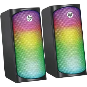 HP RGB Bluetooth Multimedia Speaker, Black
