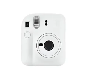 Instax Mini Camera, 12 Paper, Clay White