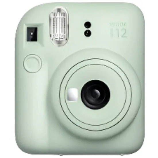Instax Mini Camera, 12 Paper, Mint Green