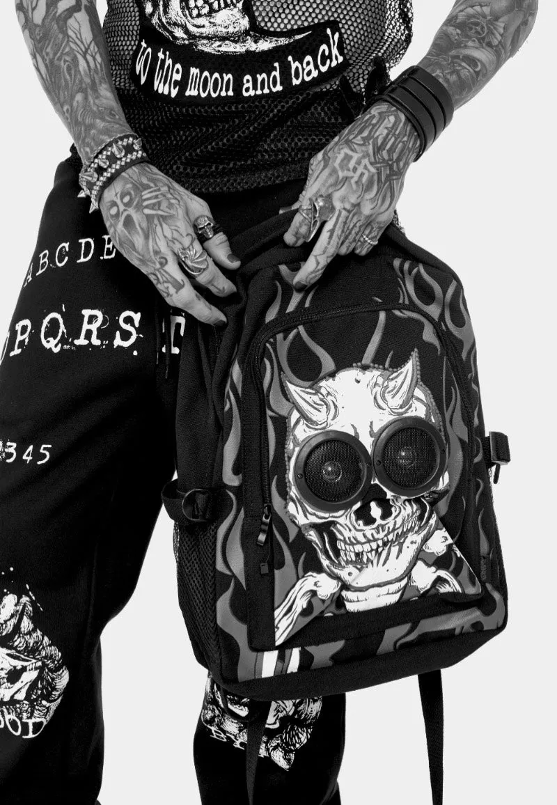 Jawbreaker - Demon With Bluetooth Speaker Black - Backpack