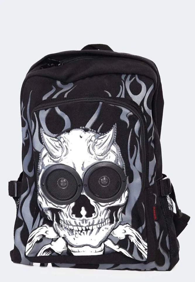 Jawbreaker - Demon With Bluetooth Speaker Black - Backpack