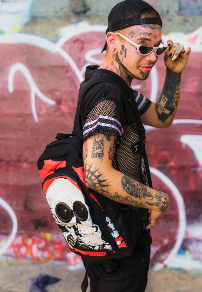 Jawbreaker - Skull With Bluetooth Speaker - Backpack