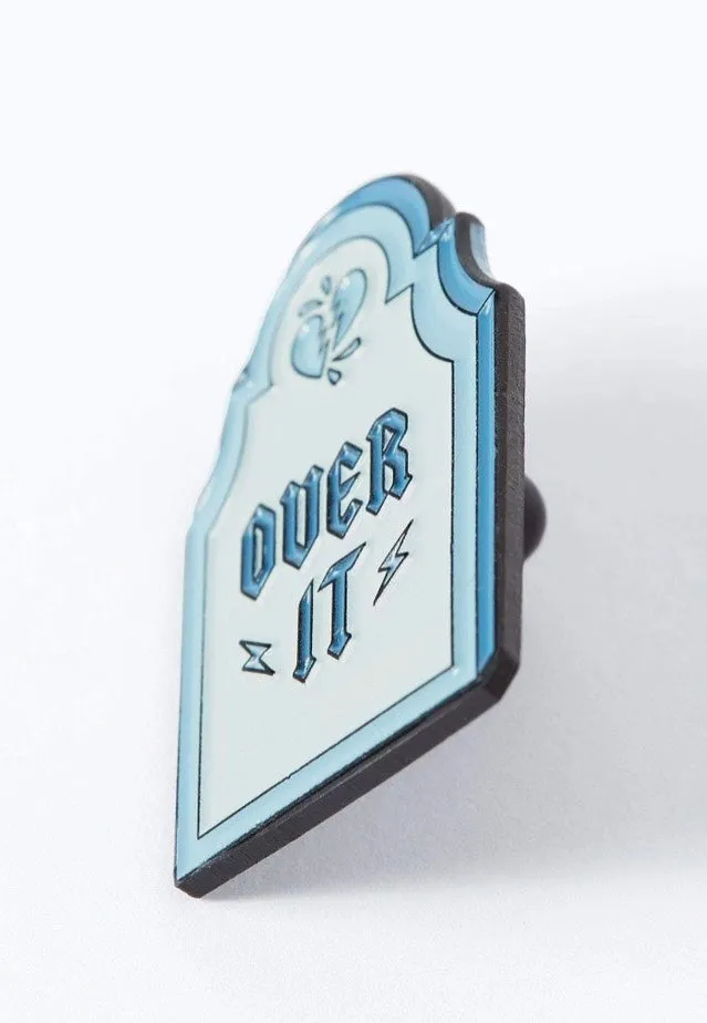 Punky Pins - Over It Blue - Pin
