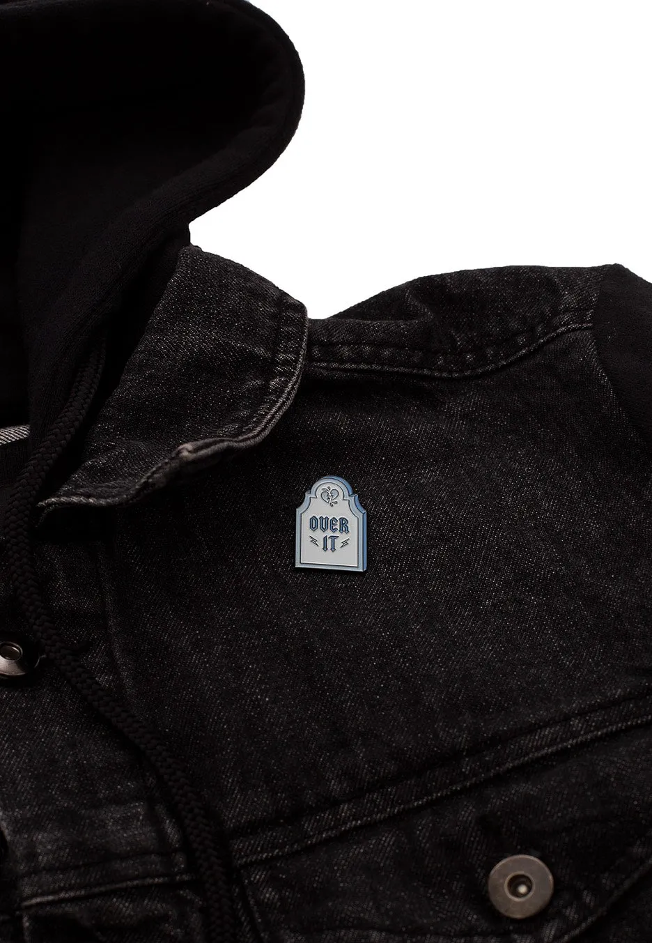 Punky Pins - Over It Blue - Pin