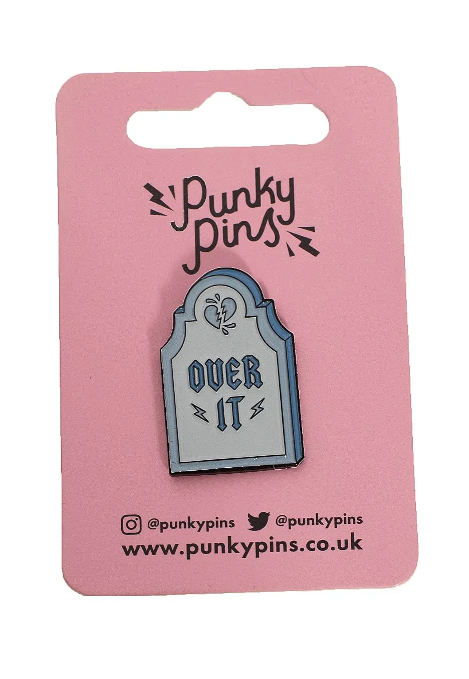 Punky Pins - Over It Blue - Pin