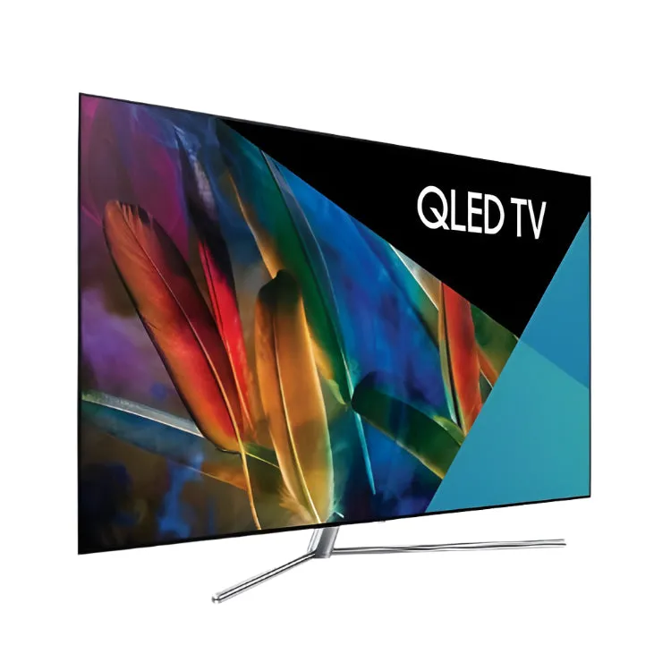 Samsung LED TV 55Inch Smart TV, QLED 4K, 3HDMI & 2USB, Satellite Built-in, Wi-Fi, HD