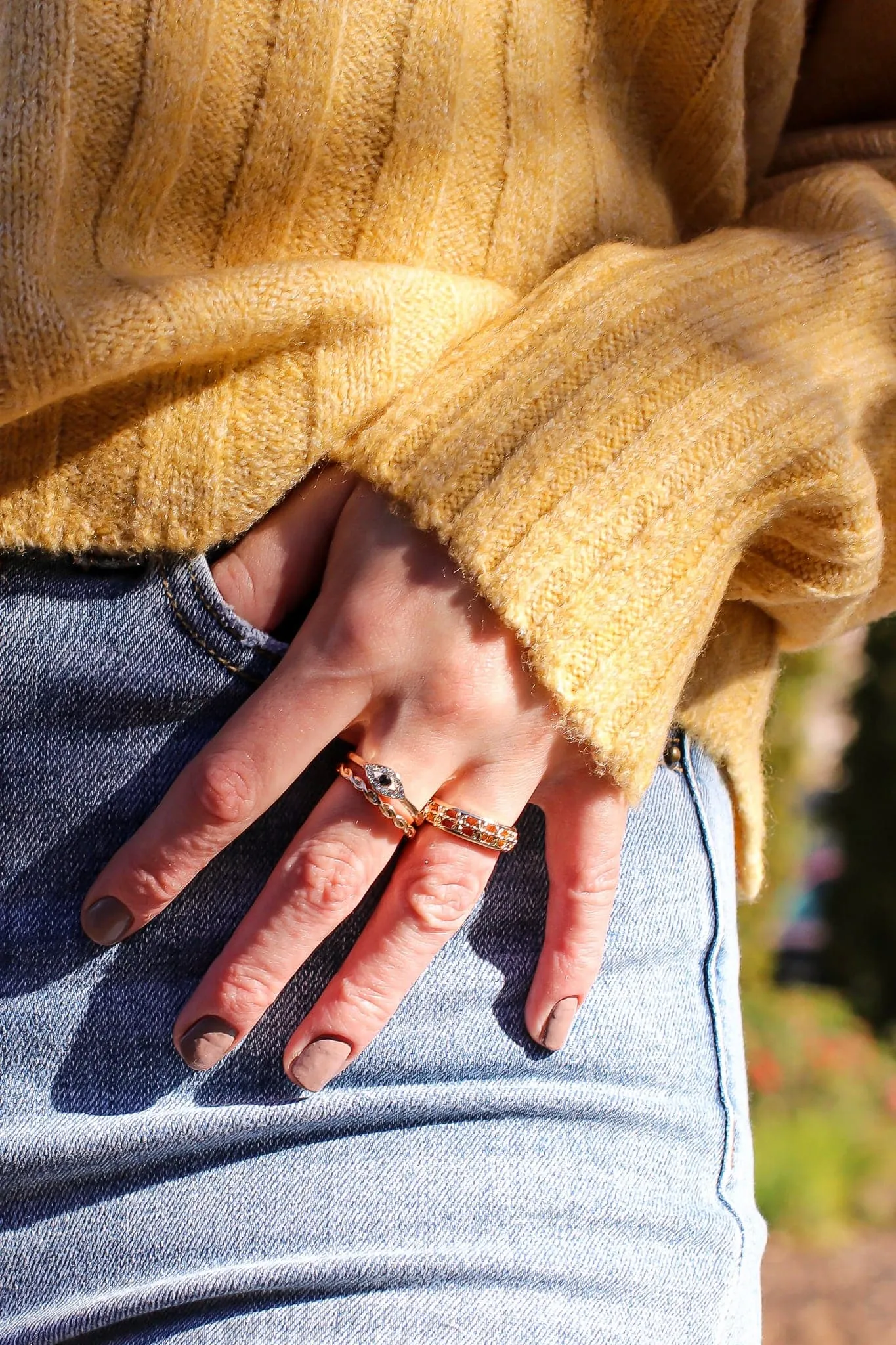 See It Now Evil Eye Ring Set