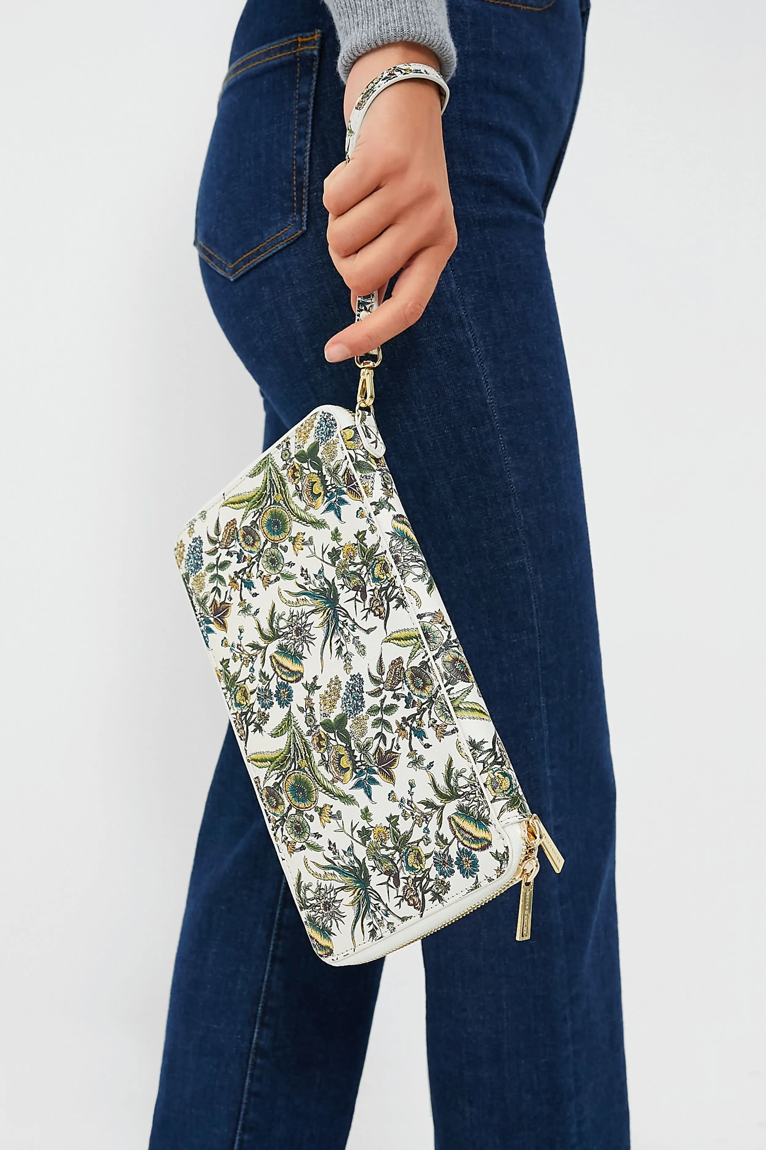 Sharp Floral Travel Wallet