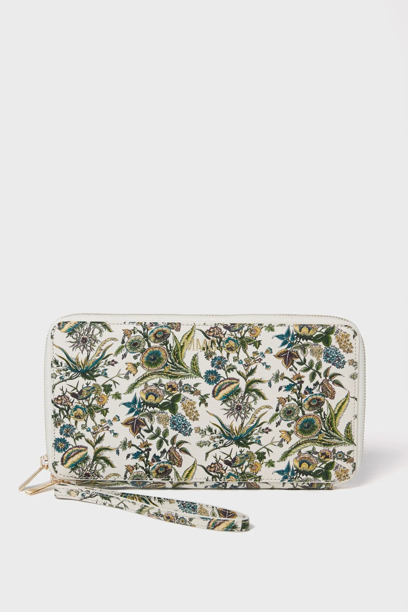 Sharp Floral Travel Wallet