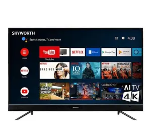 Skyworth Tv 43 4K Led Super, Smart Android 10, HDMI, 2 Usb