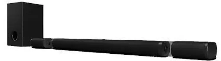 Sound Bar with Satellite Speakers and Wireless Subwoofer, Black