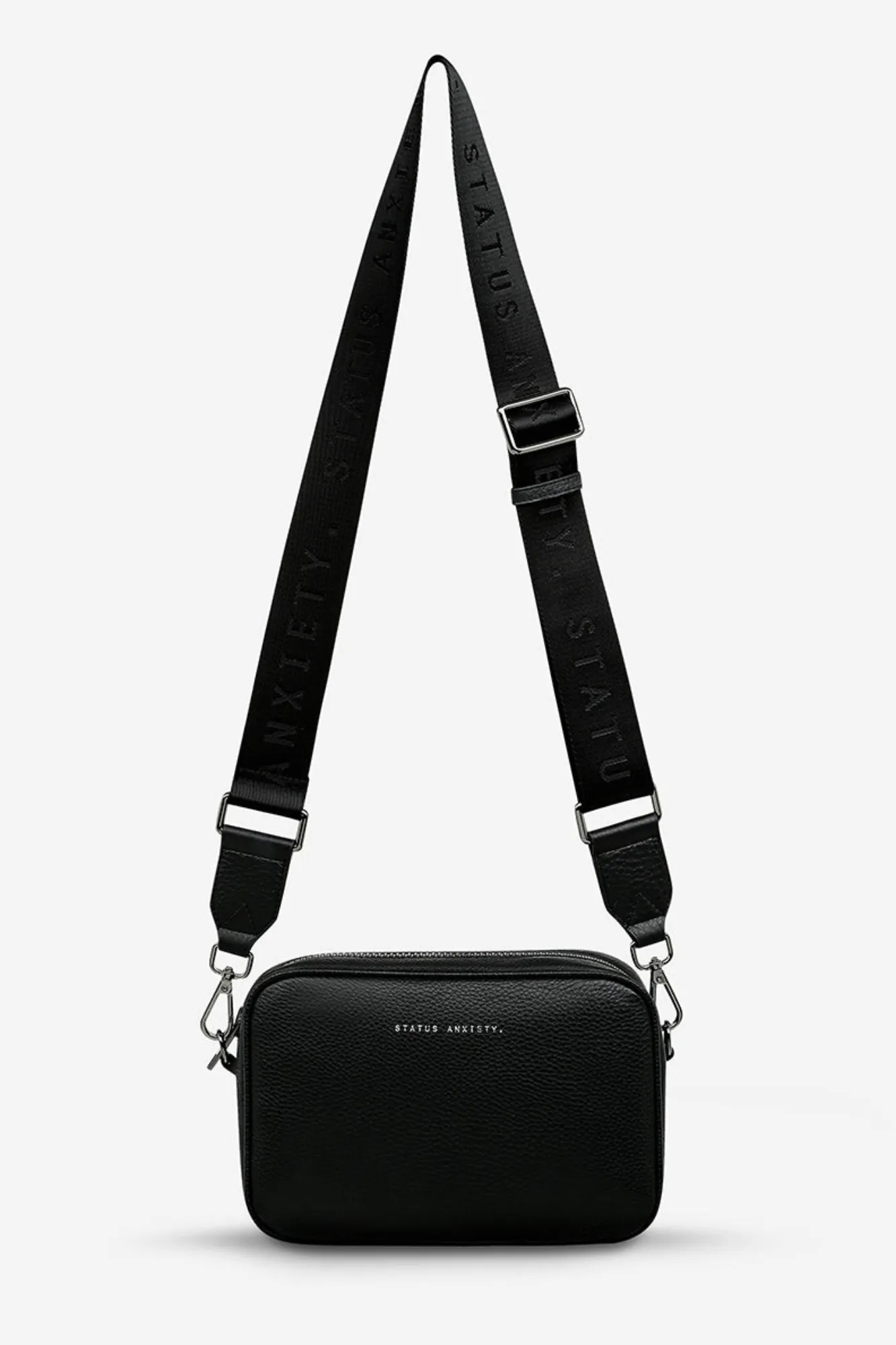 Status Anxiety Plunder With Webbed Strap Black