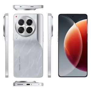 Tecno Camon 30 Premier 5G, 12GB 12GB & 512GB, 7.7Inch, Alps Snowy Silver