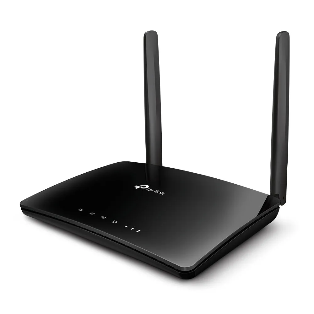 Tp-Link 300Mbps Wireless N 4G Lte Router Black Build-In 150Mbps 4G Lte Modem Speed: 3